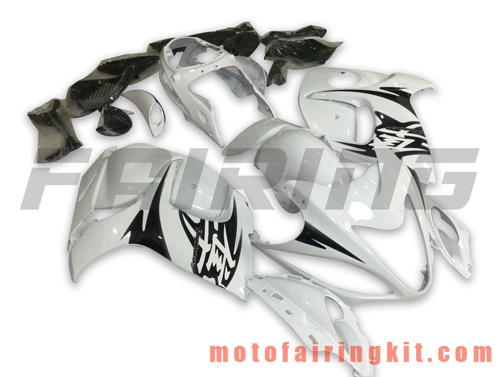 Kits de carenado aptos para GSXR1300 GSX-R 1300 GSXR 1300 2008 - 2016 Molde de inyección de plástico ABS Carrocería completa para motocicleta Marco de carrocería de posventa (blanco y negro) B047