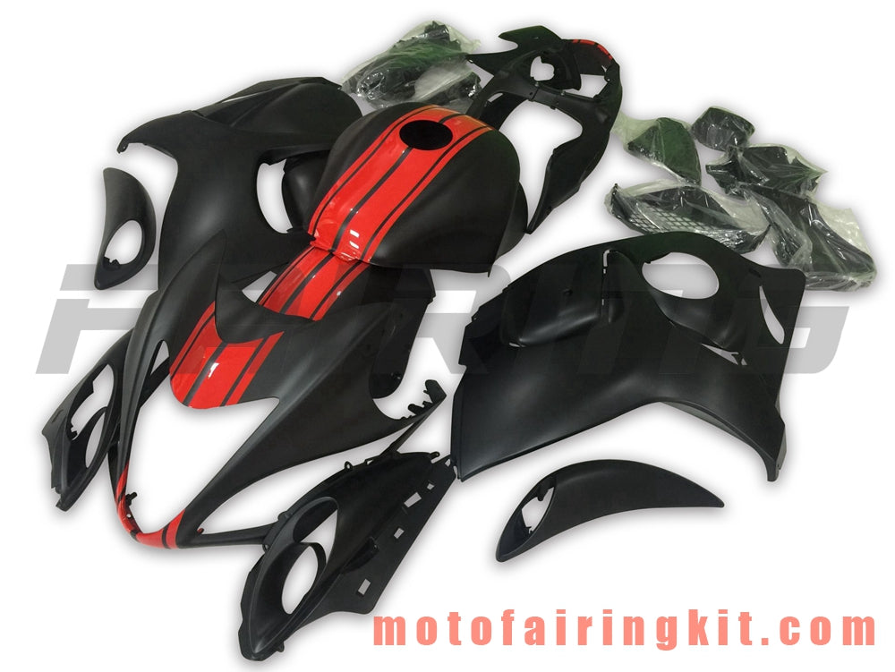 Kits de carenado aptos para GSXR1300 GSX-R 1300 GSXR 1300 2008 - 2016 Molde de inyección de plástico ABS Carrocería completa para motocicleta Marco de carrocería de posventa (negro y rojo) B049