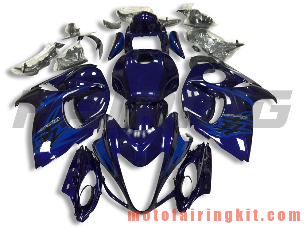 Kits de carenado aptos para GSXR1300 GSX-R 1300 GSXR 1300 2008 - 2016 Molde de inyección de plástico ABS Carrocería completa para motocicleta Carrocería del mercado de accesorios Marco (azul) B052