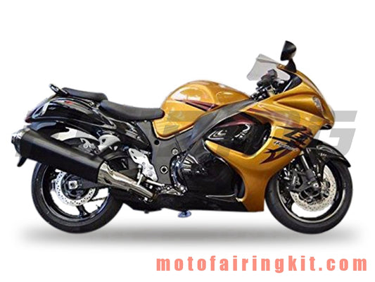 Kits de carenado aptos para GSXR1300 GSX-R 1300 GSXR 1300 2008 - 2016 Molde de inyección de plástico ABS Carrocería completa para motocicleta Marco de carrocería de posventa (dorado y negro) B054