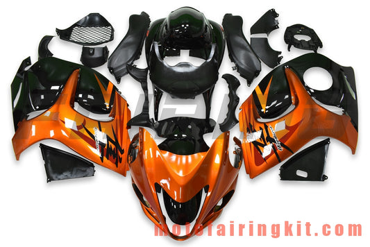 Fairing Kits Fit for GSXR1300 GSX-R 1300 GSXR 1300 2008 - 2016 Plastic ABS Injection Mold Complete Motorcycle Body Aftermarket Bodywork Frame (Orange & Black) B061