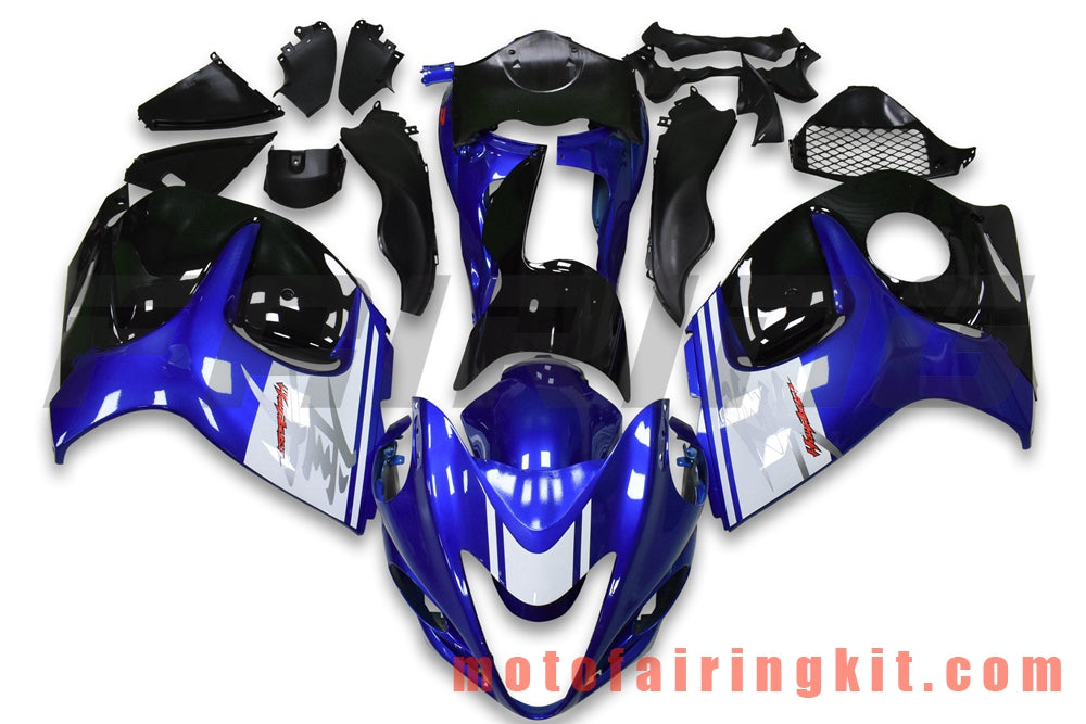 フェアリングキット GSXR1300 GSX-R 1300 GSXR 1300 2008 - 2016 プラスチック ABS 射出成形 完全なオートバイボディ アフターマーケットボディワークフレーム (ブルー &amp; ブラック) B062