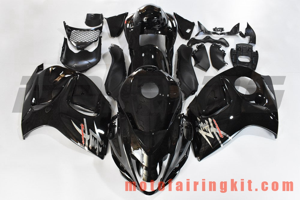 Kits de carenado aptos para GSXR1300 GSX-R 1300 GSXR 1300 2008 - 2016 Molde de inyección de plástico ABS Carrocería completa para motocicleta Carrocería del mercado de accesorios Marco (negro y plateado) B201