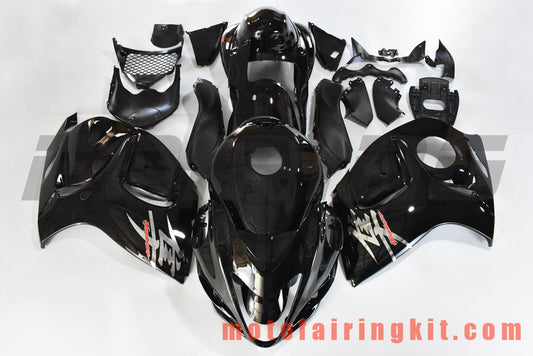 Fairing Kits Fit for GSXR1300 GSX-R 1300 GSXR 1300 2008 - 2016 Plastic ABS Injection Mold Complete Motorcycle Body Aftermarket Bodywork Frame (Black & Silver) B201