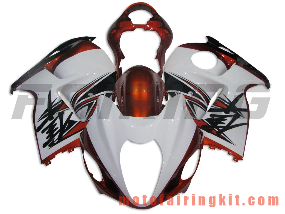 Fairing Kits Fit for GSXR1300 GSX-R 1300 GSXR 1300 1997 - 2007 Plastic ABS Injection Mold Complete Motorcycle Body Aftermarket Bodywork Frame (White & Orange) B004