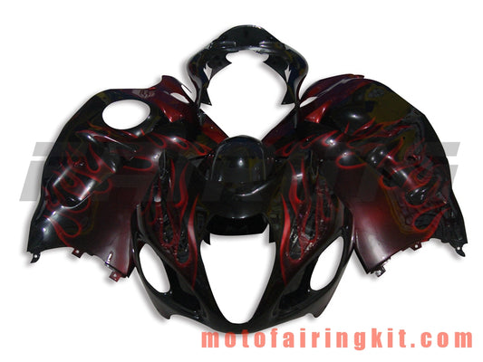 Fairing Kits Fit for GSXR1300 GSX-R 1300 GSXR 1300 1997 - 2007 Plastic ABS Injection Mold Complete Motorcycle Body Aftermarket Bodywork Frame (Black & Red) B011