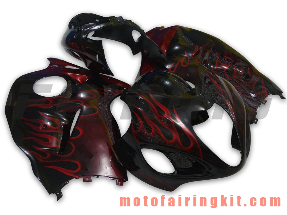 Fairing Kits Fit for GSXR1300 GSX-R 1300 GSXR 1300 1997 - 2007 Plastic ABS Injection Mold Complete Motorcycle Body Aftermarket Bodywork Frame (Black & Red) B011