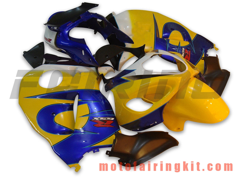 Fairing Kits Fit for GSXR1300 GSX-R 1300 GSXR 1300 1997 - 2007 Plastic ABS Injection Mold Complete Motorcycle Body Aftermarket Bodywork Frame (Yellow & Blue) B013