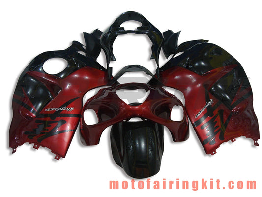 Kits de carenado aptos para GSXR1300 GSX-R 1300 GSXR 1300 1997 - 2007 Molde de inyección de plástico ABS Carrocería completa para motocicleta Carrocería del mercado de accesorios Marco (rojo y negro) B016