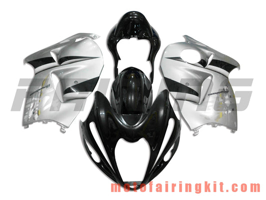 Fairing Kits Fit for GSXR1300 GSX-R 1300 GSXR 1300 1997 - 2007 Plastic ABS Injection Mold Complete Motorcycle Body Aftermarket Bodywork Frame (Silver & Black) B019