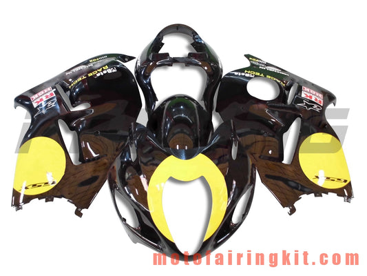 Kits de carenado aptos para GSXR1300 GSX-R 1300 GSXR 1300 1997 - 2007 Molde de inyección de plástico ABS Carrocería completa para motocicleta Marco de carrocería de posventa (negro) B023