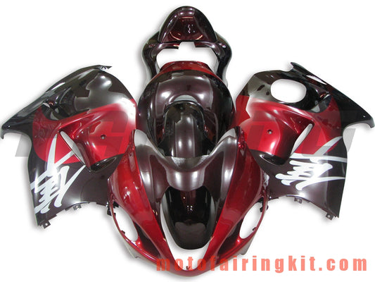 Kits de carenado aptos para GSXR1300 GSX-R 1300 GSXR 1300 1997 - 2007 Molde de inyección de plástico ABS Carrocería completa para motocicleta Marco de carrocería de posventa (rojo y negro) B027