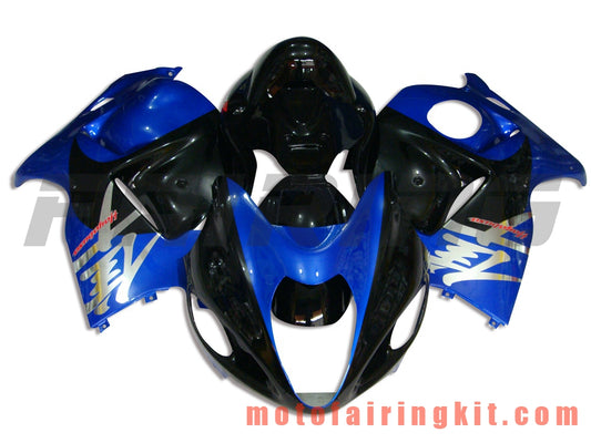 Kits de carenado para GSXR1300 GSX-R 1300 GSXR 1300 1997 - 2007 Molde de inyección de plástico ABS Carrocería completa para motocicleta Marco de carrocería de posventa (azul y negro) B032