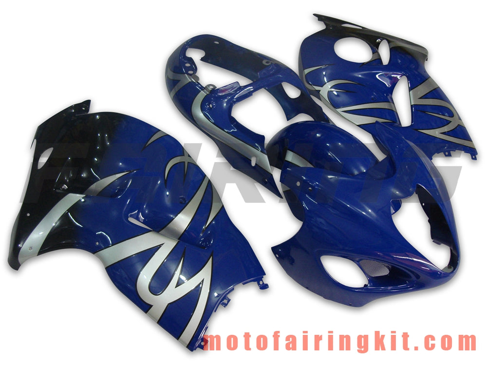 Fairing Kits Fit for GSXR1300 GSX-R 1300 GSXR 1300 1997 - 2007 Plastic ABS Injection Mold Complete Motorcycle Body Aftermarket Bodywork Frame (Blue & Silver) B034