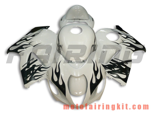 Kits de carenado aptos para GSXR1300 GSX-R 1300 GSXR 1300 1997 - 2007 Molde de inyección de plástico ABS Carrocería completa para motocicleta Marco de carrocería de posventa (blanco y negro) B038