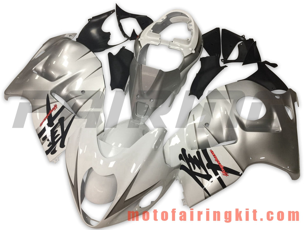 Fairing Kits Fit for GSXR1300 GSX-R 1300 GSXR 1300 1997 - 2007 Plastic ABS Injection Mold Complete Motorcycle Body Aftermarket Bodywork Frame (White & Silver) B055