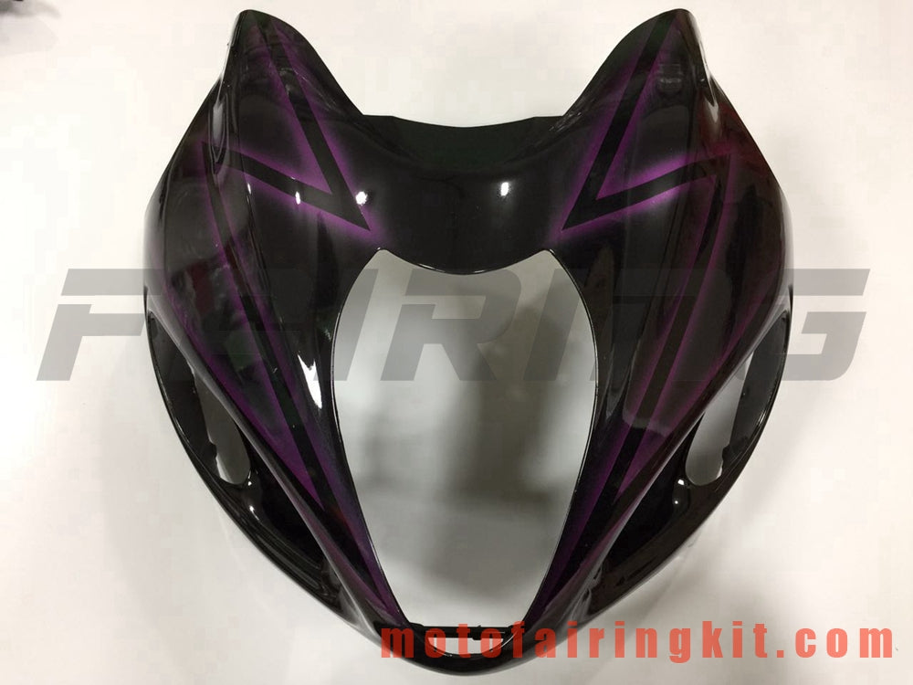 Fairing Kits Fit for GSXR1300 GSX-R 1300 GSXR 1300 1997 - 2007 Plastic ABS Injection Mold Complete Motorcycle Body Aftermarket Bodywork Frame (Black & Purple) B056