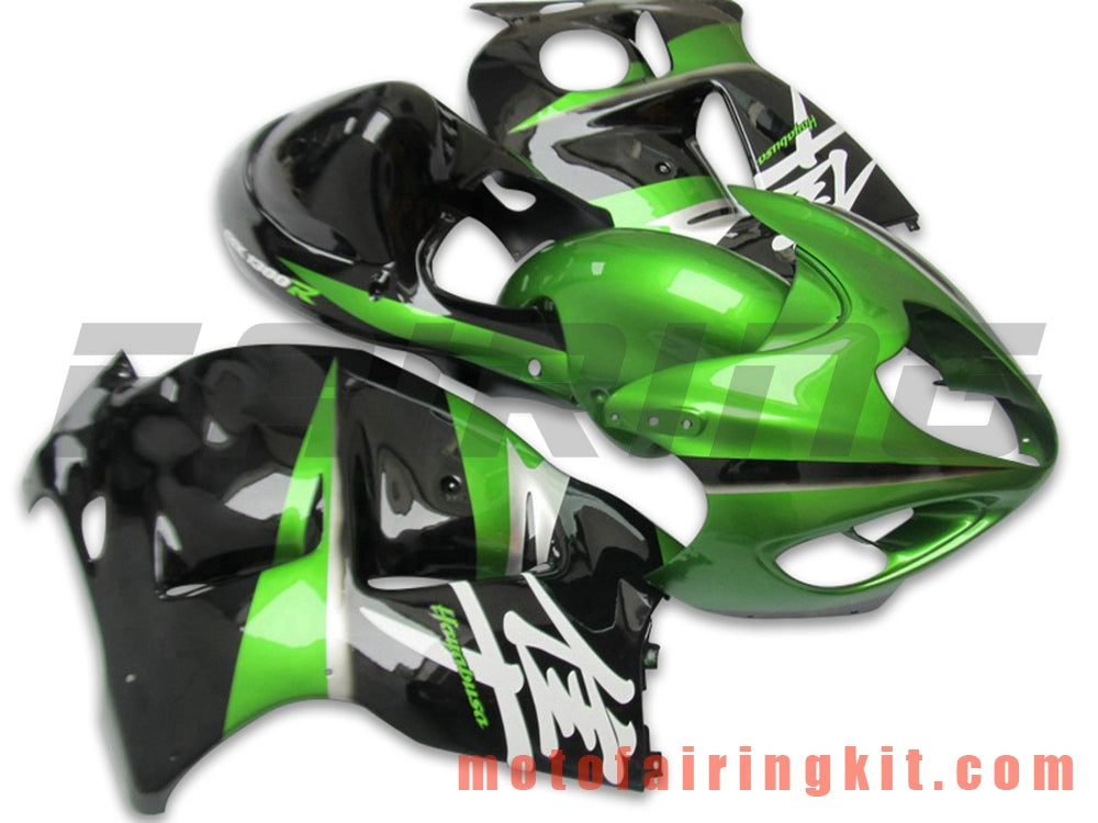 Fairing Kits Fit for GSXR1300 GSX-R 1300 GSXR 1300 1997 - 2007 Plastic ABS Injection Mold Complete Motorcycle Body Aftermarket Bodywork Frame (Green & Black) B066