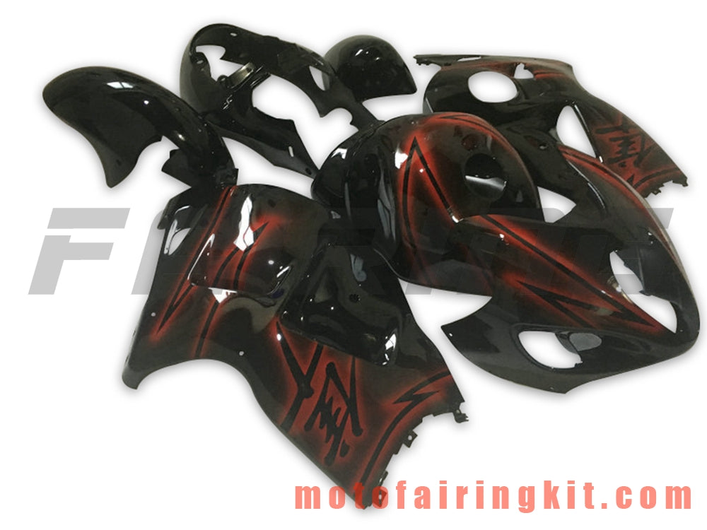 Kits de carenado aptos para GSXR1300 GSX-R 1300 GSXR 1300 1997 - 2007 Molde de inyección de plástico ABS Carrocería completa para motocicleta Marco de carrocería de posventa (negro y naranja) B069