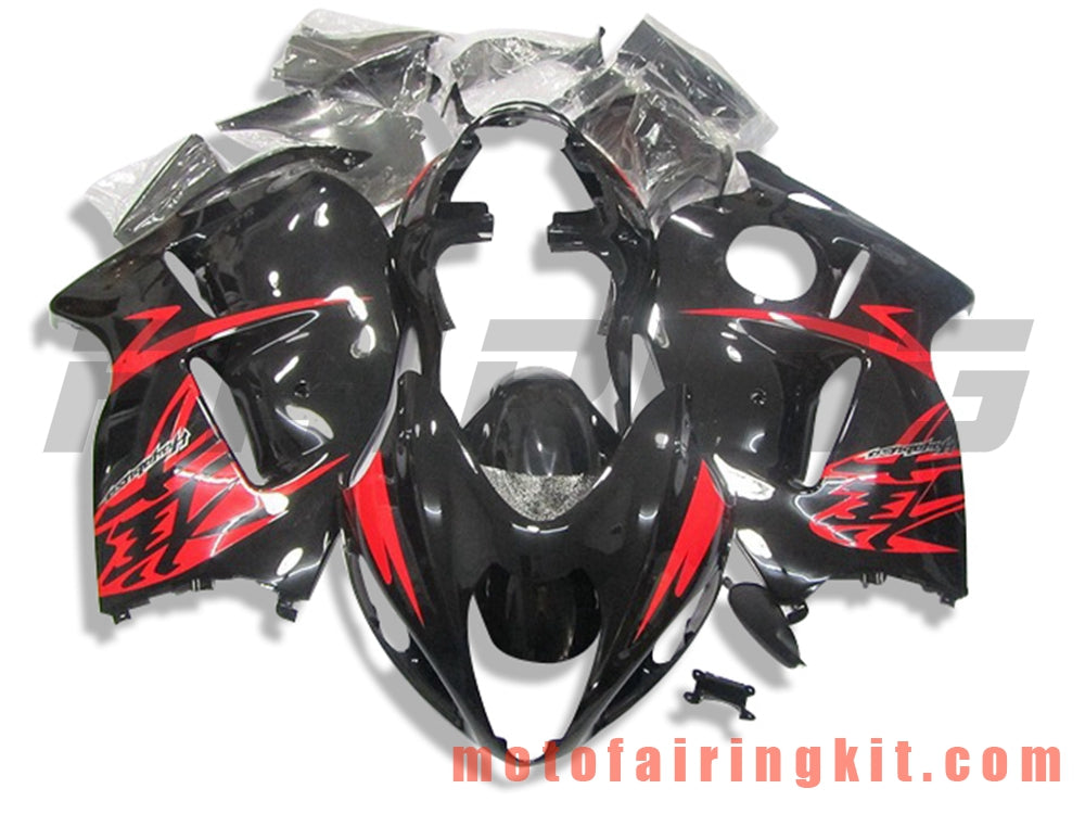 Fairing Kits Fit for GSXR1300 GSX-R 1300 GSXR 1300 1997 - 2007 Plastic ABS Injection Mold Complete Motorcycle Body Aftermarket Bodywork Frame (Black & Red) B072