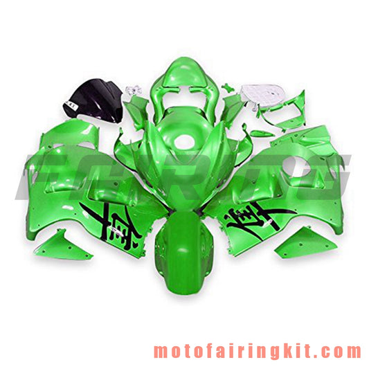 Kits de carenado aptos para GSXR1300 GSX-R 1300 GSXR 1300 1997 - 2007 Molde de inyección de plástico ABS Carrocería completa para motocicleta Carrocería del mercado de accesorios Marco (verde) B074