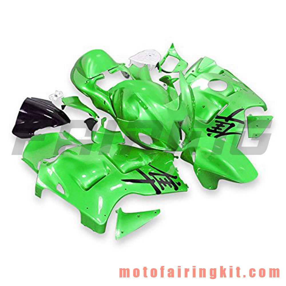 Kits de carenado aptos para GSXR1300 GSX-R 1300 GSXR 1300 1997 - 2007 Molde de inyección de plástico ABS Carrocería completa para motocicleta Carrocería del mercado de accesorios Marco (verde) B074