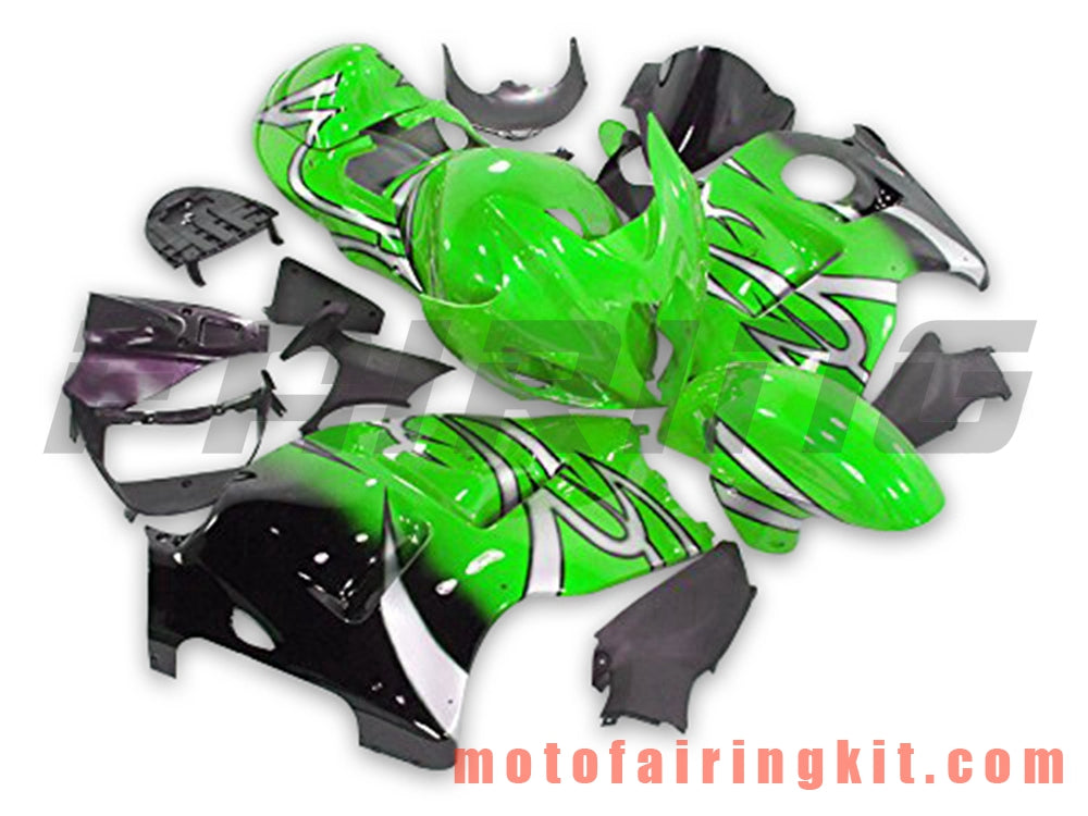 Fairing Kits Fit for GSXR1300 GSX-R 1300 GSXR 1300 1997 - 2007 Plastic ABS Injection Mold Complete Motorcycle Body Aftermarket Bodywork Frame (Green) B083