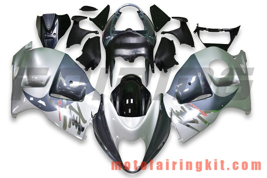 Fairing Kits Fit for GSXR1300 GSX-R 1300 GSXR 1300 1997 - 2007 Plastic ABS Injection Mold Complete Motorcycle Body Aftermarket Bodywork Frame (Silver) B089