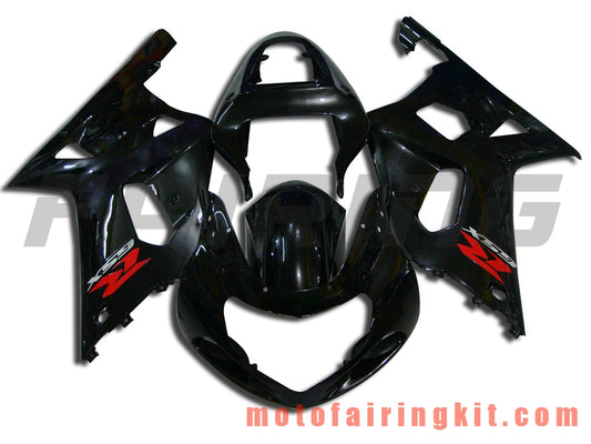 Kits de carenado aptos para GSX-R750 GSX-R600 2001 2002 2003 Molde de inyección de plástico ABS Carrocería completa para motocicleta Marco de carrocería de posventa (negro) B074