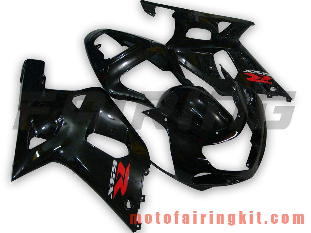 Kits de carenado aptos para GSX-R750 GSX-R600 2001 2002 2003 Molde de inyección de plástico ABS Carrocería completa para motocicleta Marco de carrocería de posventa (negro) B074