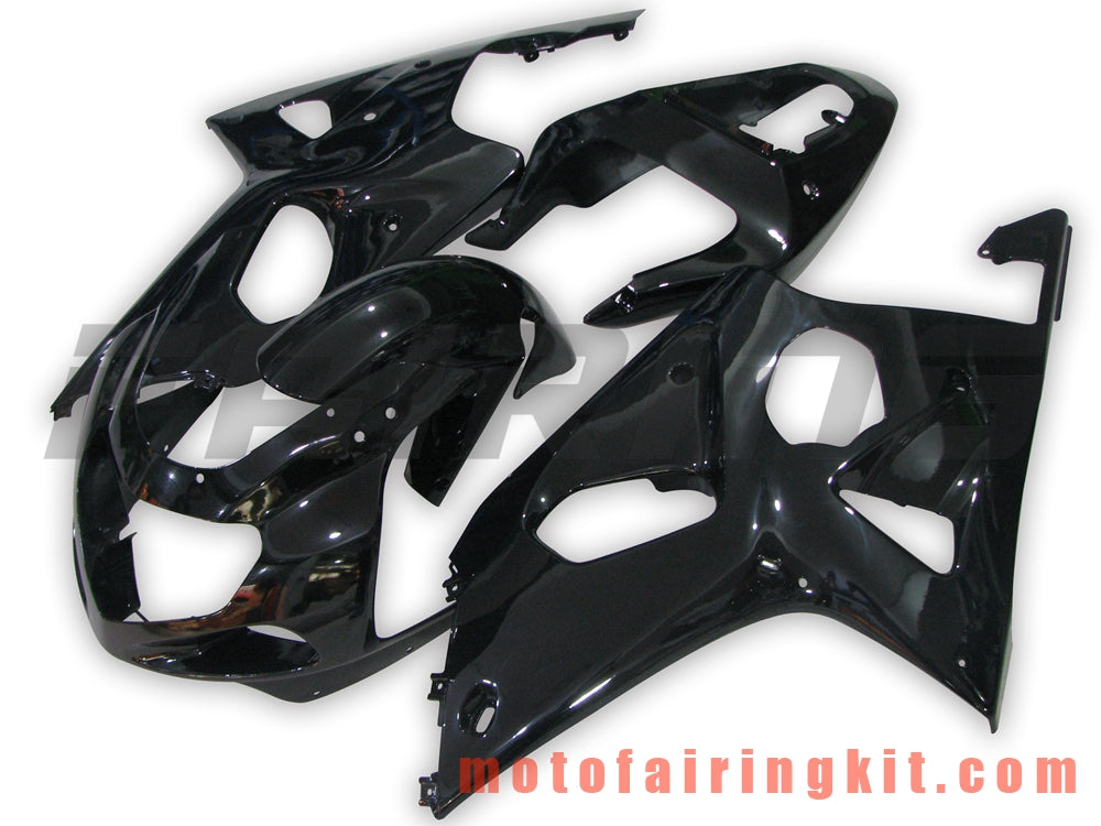 Kits de carenado aptos para GSX-R750 GSX-R600 2001 2002 2003 Molde de inyección de plástico ABS Carrocería completa para motocicleta Marco de carrocería de posventa (negro) B088