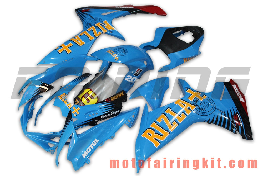 Fairing Kits Fit for GSX-R750 GSX-R600 K11 2011 2012 2013 2014 2015 2016 2017 2018 2019 Plastic ABS Injection Mold Complete Motorcycle Body Aftermarket Bodywork Frame (Blue) B003