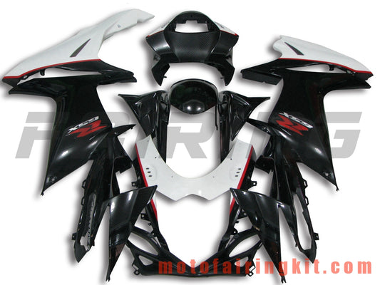 Fairing Kits Fit for GSX-R750 GSX-R600 K11 2011 2012 2013 2014 2015 2016 2017 2018 2019 Plastic ABS Injection Mold Complete Motorcycle Body Aftermarket Bodywork Frame (Black & White) B016