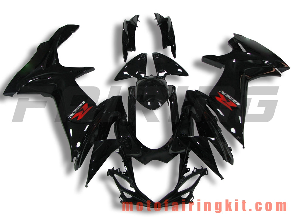 Fairing Kits Fit for GSX-R750 GSX-R600 K11 2011 2012 2013 2014 2015 2016 2017 2018 2019 Plastic ABS Injection Mold Complete Motorcycle Body Aftermarket Bodywork Frame (Black) B041