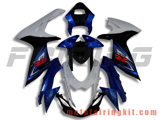 Kits de carenado aptos para GSX-R750 GSX-R600 K11 2011 2012 2013 2014 2015 2016 2017 2018 2019 Molde de inyección de plástico ABS Carrocería completa para motocicleta Carrocería del mercado de accesorios Marco (azul y negro) B050