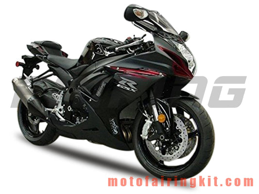 Kits de carenado aptos para GSX-R750 GSX-R600 K11 2011 2012 2013 2014 2015 2016 2017 2018 2019 Molde de inyección de plástico ABS Carrocería completa para motocicleta Marco de carrocería de posventa (negro) B053