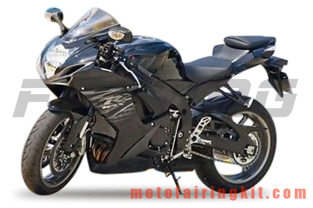 Fairing Kits Fit for GSX-R750 GSX-R600 K11 2011 2012 2013 2014 2015 2016 2017 2018 2019 Plastic ABS Injection Mold Complete Motorcycle Body Aftermarket Bodywork Frame (Black) B056