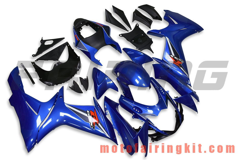 Fairing Kits Fit for GSX-R750 GSX-R600 K11 2011 2012 2013 2014 2015 2016 2017 2018 2019 Plastic ABS Injection Mold Complete Motorcycle Body Aftermarket Bodywork Frame (Blue) B057