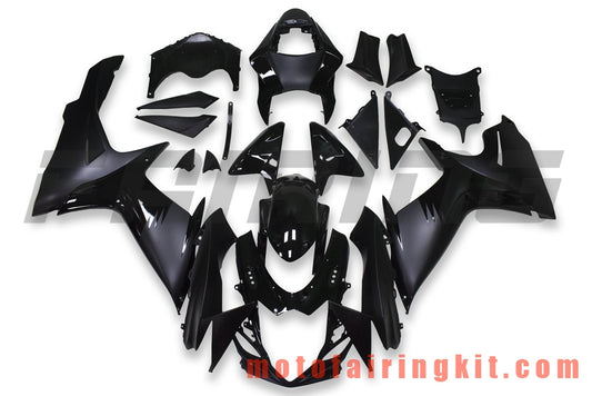 Fairing Kits Fit for GSX-R750 GSX-R600 K11 2011 2012 2013 2014 2015 2016 2017 2018 2019 Plastic ABS Injection Mold Complete Motorcycle Body Aftermarket Bodywork Frame (Black) B063