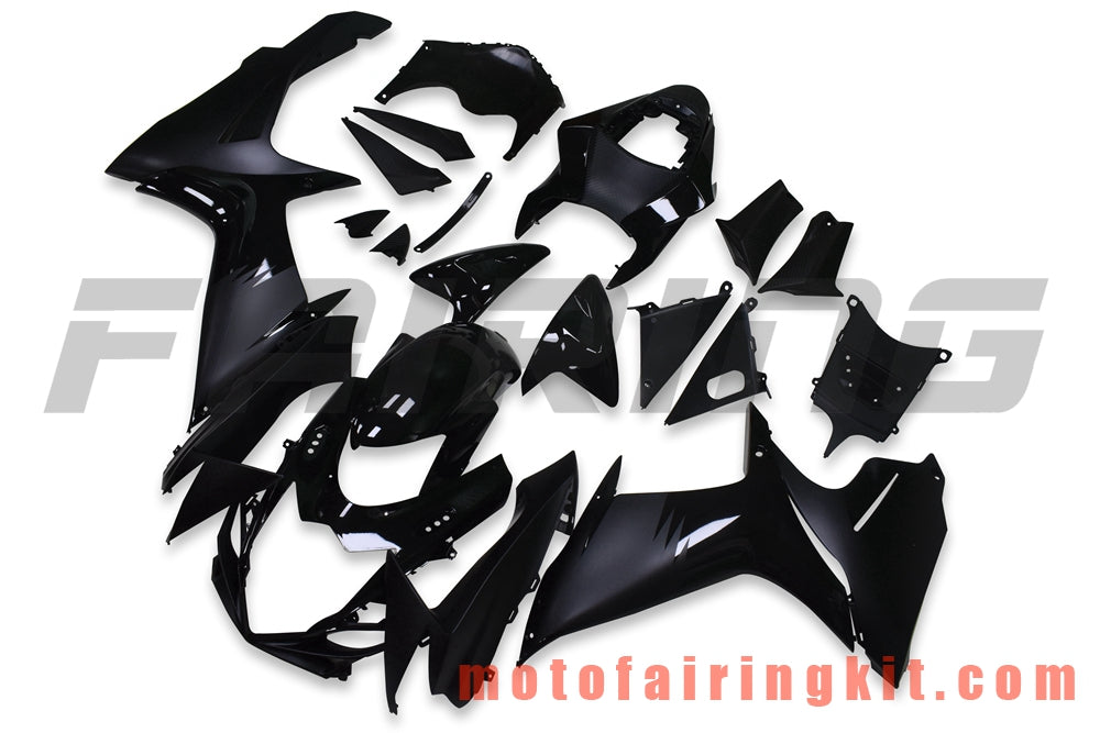 Fairing Kits Fit for GSX-R750 GSX-R600 K11 2011 2012 2013 2014 2015 2016 2017 2018 2019 Plastic ABS Injection Mold Complete Motorcycle Body Aftermarket Bodywork Frame (Black) B063