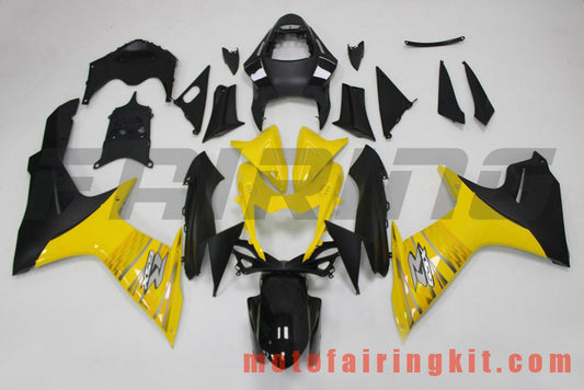 Kits de carenado aptos para GSX-R750 GSX-R600 K11 2011 2012 2013 2014 2015 2016 2017 2018 2019 Molde de inyección de plástico ABS Carrocería completa para motocicleta Carrocería del mercado de accesorios Marco (negro y) B201