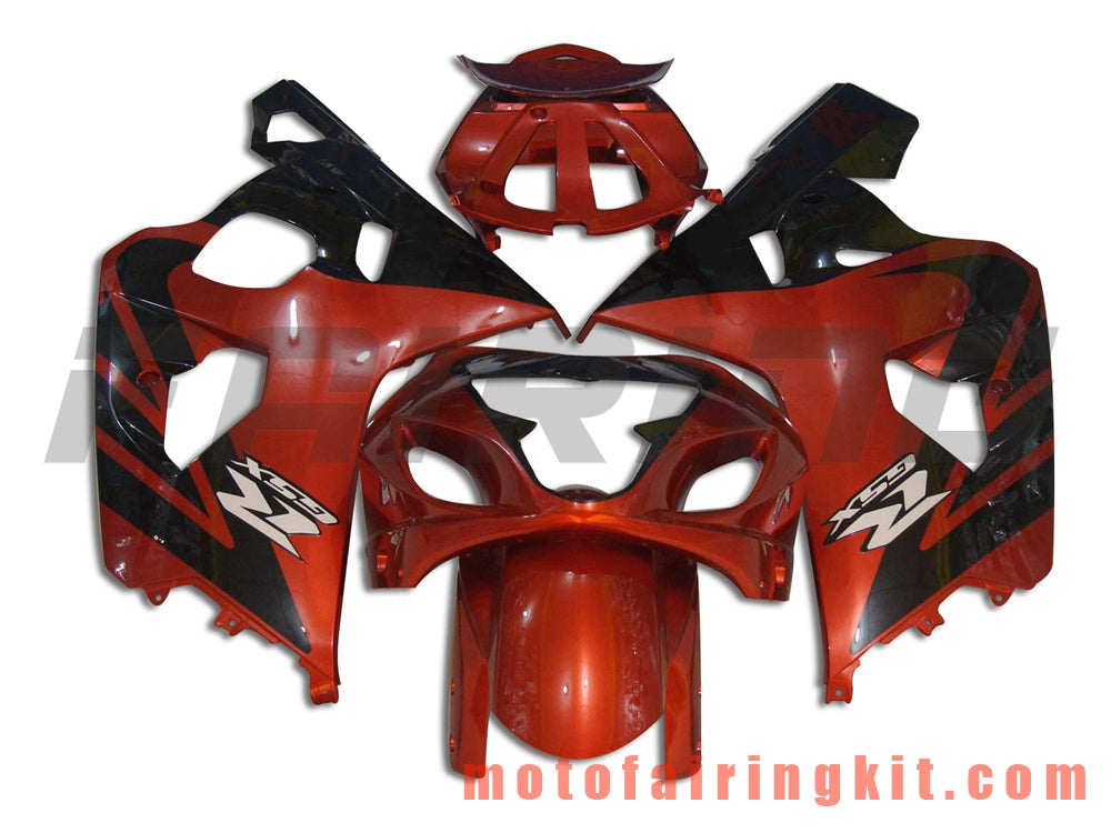 Fairing Kits Fit for GSX-R750 GSX-R600 K4 2004 2005 GSXR 600 750 K4 04 05 Plastic ABS Injection Mold Complete Motorcycle Body Aftermarket Bodywork Frame (Red & Black) B049