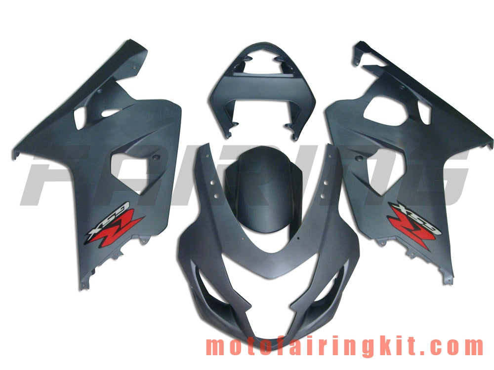 Kits de carenado aptos para GSX-R750 GSX-R600 K4 2004 2005 GSXR 600 750 K4 04 05 Molde de inyección de plástico ABS Carrocería completa para motocicleta Carrocería del mercado de accesorios Marco (gris) B054