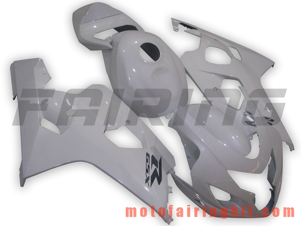 Fairing Kits Fit for GSX-R750 GSX-R600 K4 2004 2005 GSXR 600 750 K4 04 05 Plastic ABS Injection Mold Complete Motorcycle Body Aftermarket Bodywork Frame (White) B072