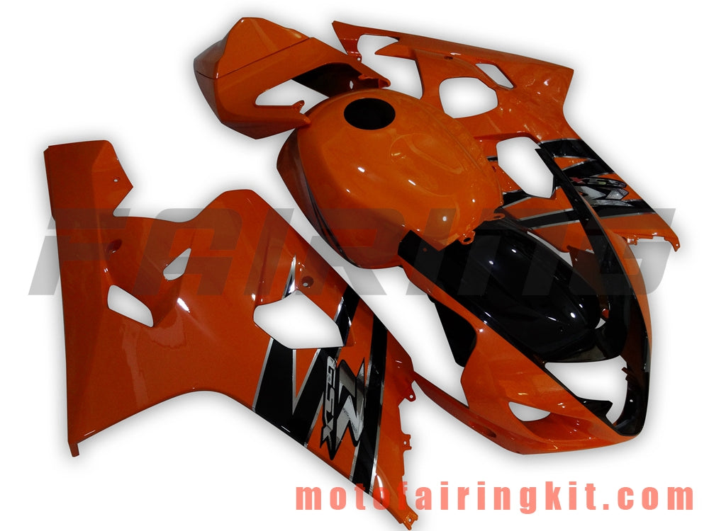 Fairing Kits Fit for GSX-R750 GSX-R600 K4 2004 2005 GSXR 600 750 K4 04 05 Plastic ABS Injection Mold Complete Motorcycle Body Aftermarket Bodywork Frame (Orange & Black) B078