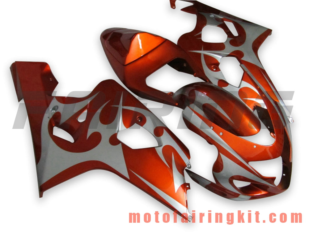 Fairing Kits Fit for GSX-R750 GSX-R600 K4 2004 2005 GSXR 600 750 K4 04 05 Plastic ABS Injection Mold Complete Motorcycle Body Aftermarket Bodywork Frame (Orange) B115