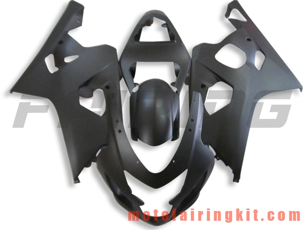 Fairing Kits Fit for GSX-R750 GSX-R600 K4 2004 2005 GSXR 600 750 K4 04 05 Plastic ABS Injection Mold Complete Motorcycle Body Aftermarket Bodywork Frame (Black) B116