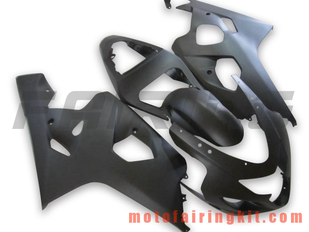 Fairing Kits Fit for GSX-R750 GSX-R600 K4 2004 2005 GSXR 600 750 K4 04 05 Plastic ABS Injection Mold Complete Motorcycle Body Aftermarket Bodywork Frame (Black) B116