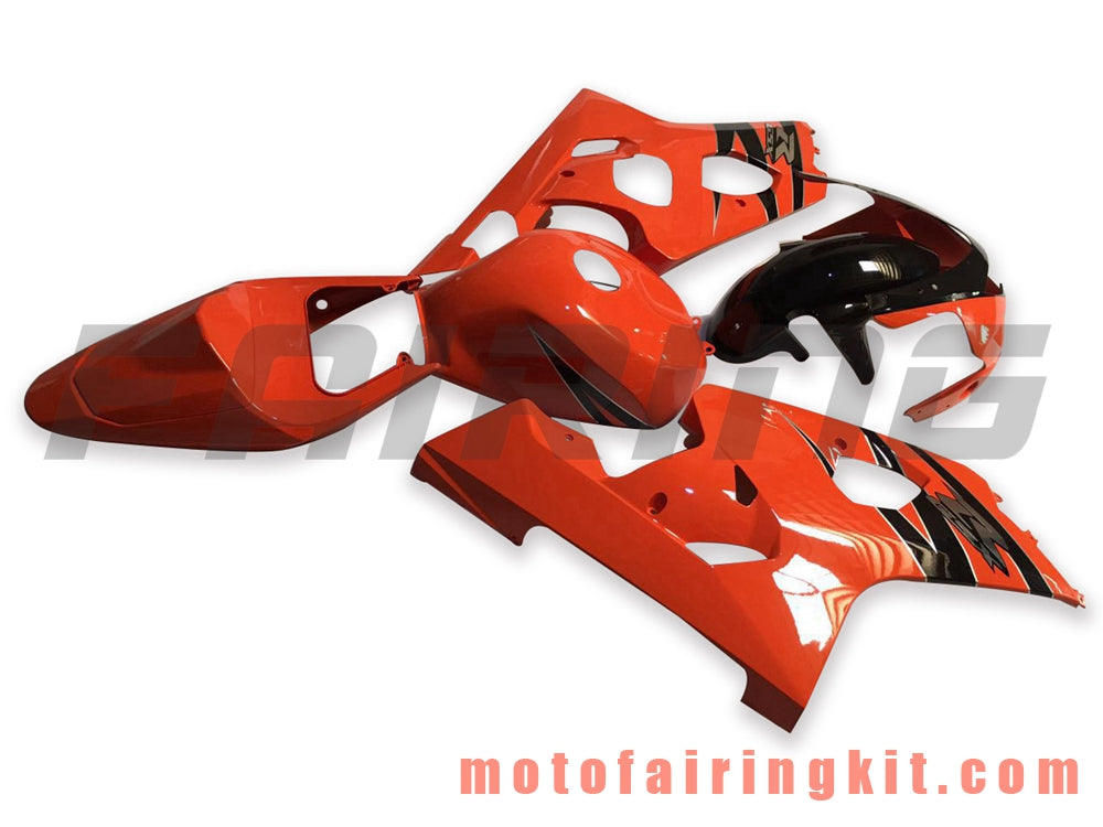 Kits de carenado aptos para GSX-R750 GSX-R600 K4 2004 2005 GSXR 600 750 K4 04 05 Molde de inyección de plástico ABS Carrocería completa para motocicleta Carrocería del mercado de accesorios Marco (naranja y negro) B126