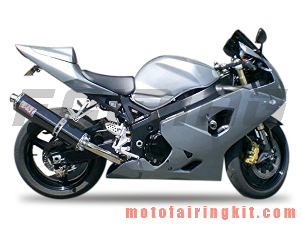 フェアリングキット GSX-R750 GSX-R600 K4 2004 2005 GSXR 600 750 K4 04 05 プラスチック ABS 射出成型 完全なオートバイ車体 アフターマーケット車体フレーム (シルバー) B133